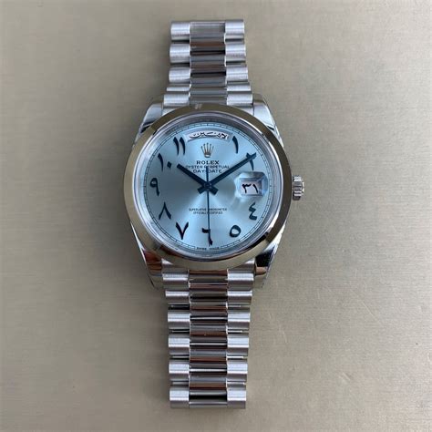 ice blue arabic dial rolex